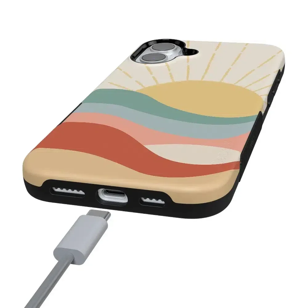 Here Comes the Sun | Colorblock Sunset Case