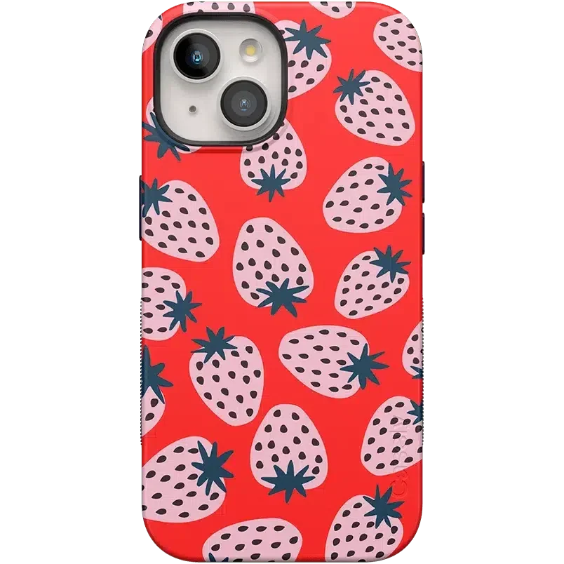 I'd Pick You | Red Strawberry Case iPhone Case get.casely Bold Flex + MagSafe® iPhone 15 Plus 