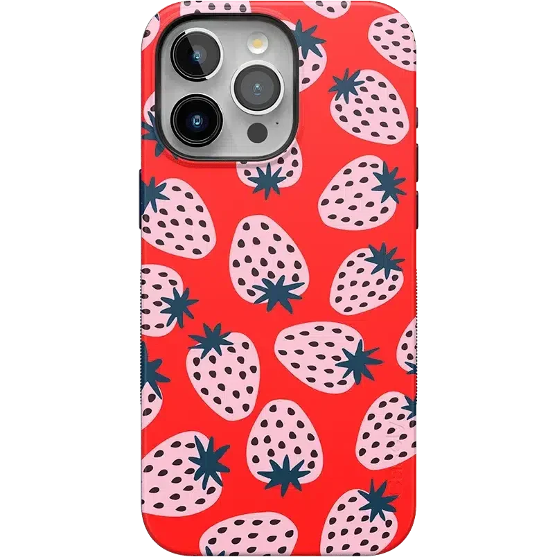 I'd Pick You | Red Strawberry Case iPhone Case get.casely Bold + MagSafe® iPhone 15 Pro Max 