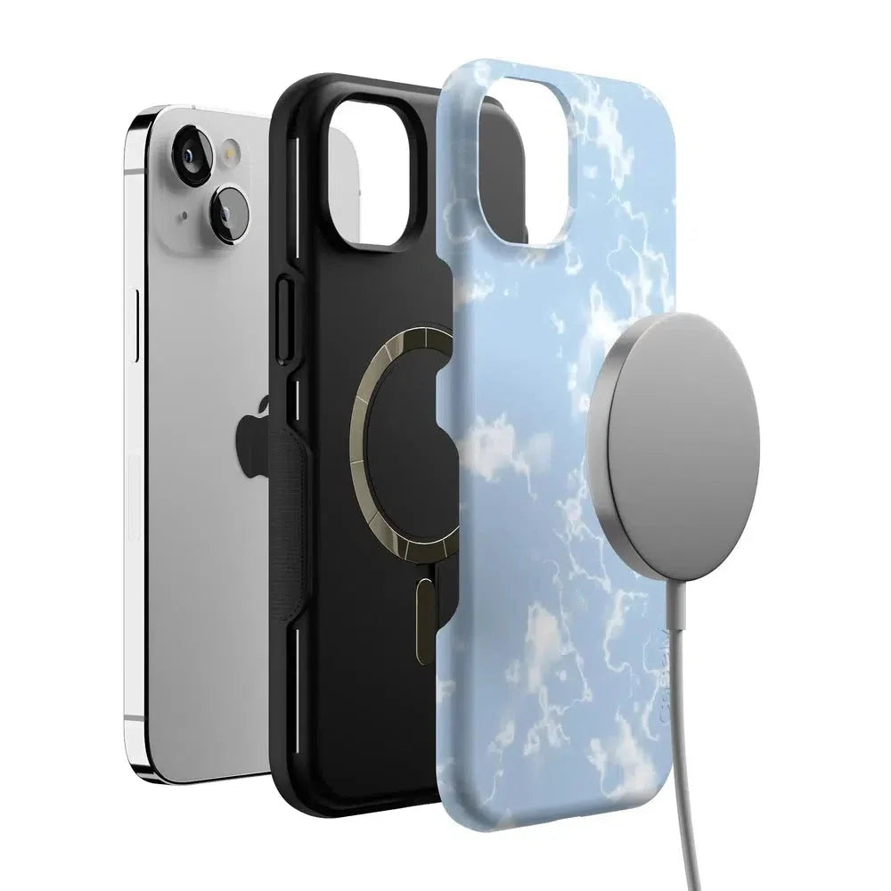 Light Blue Skies | Marble Clouds Case