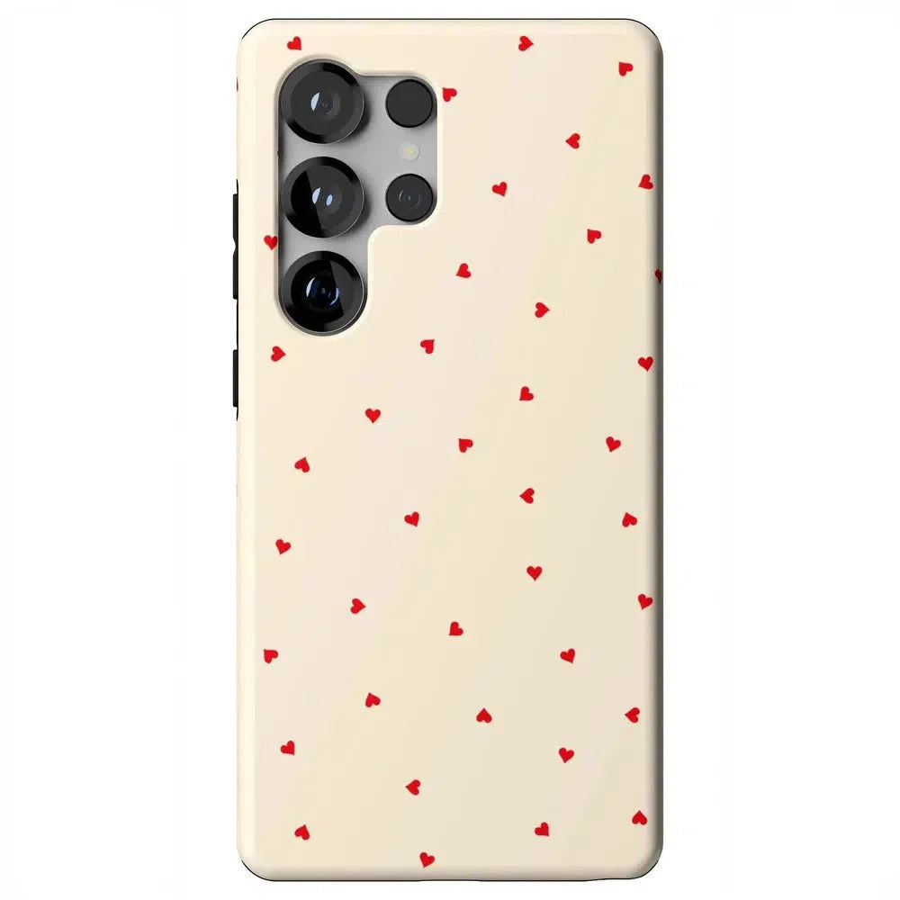 Be Mine | Tiny Hearts Case Phone Case Casetry Essential + MagSafe® Galaxy S25 Ultra