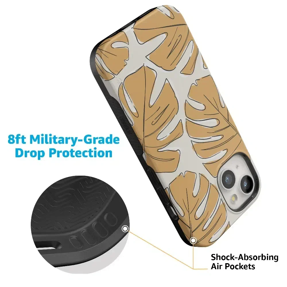 Island Time | Tropical Leaves Floral Case