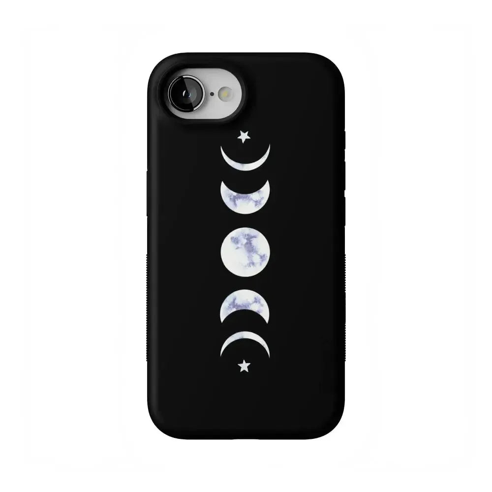 It's Just a Phase | Marble Moon Case iPhone Case get.casely Bold Flex + MagSafe® iPhone 16e 
