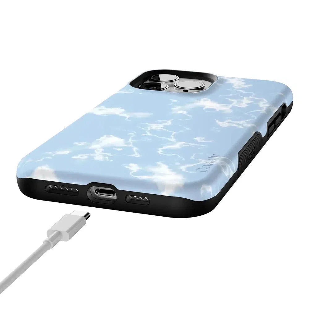 Light Blue Skies | Marble Clouds Case