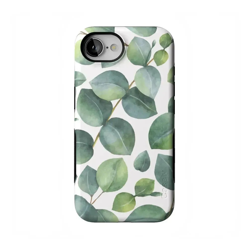 Leaf Me Alone | Green Floral Print Case iPhone Case get.casely Bold Flex + MagSafe® iPhone 16e 