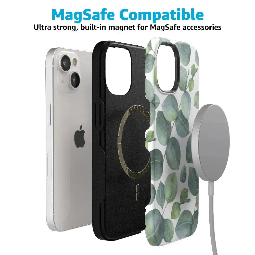 Leaf Me Alone | Green Floral Print Case