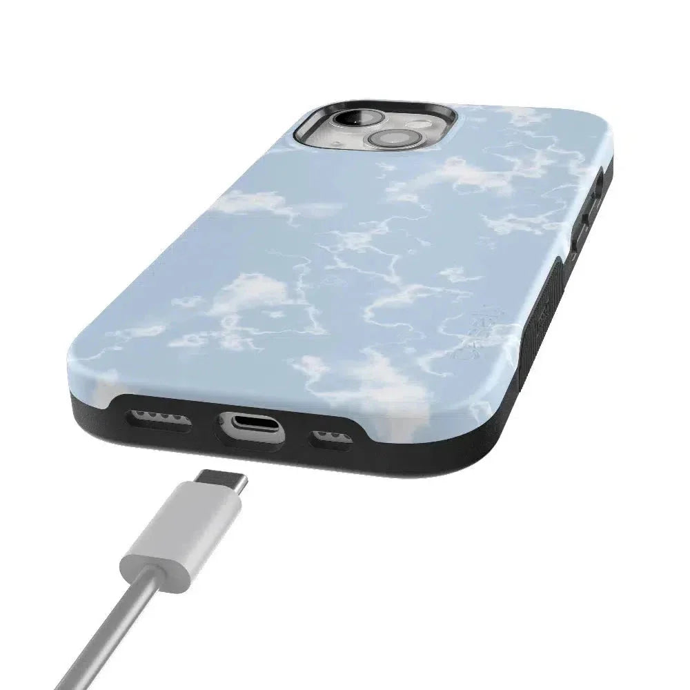 Light Blue Skies | Marble Clouds Case