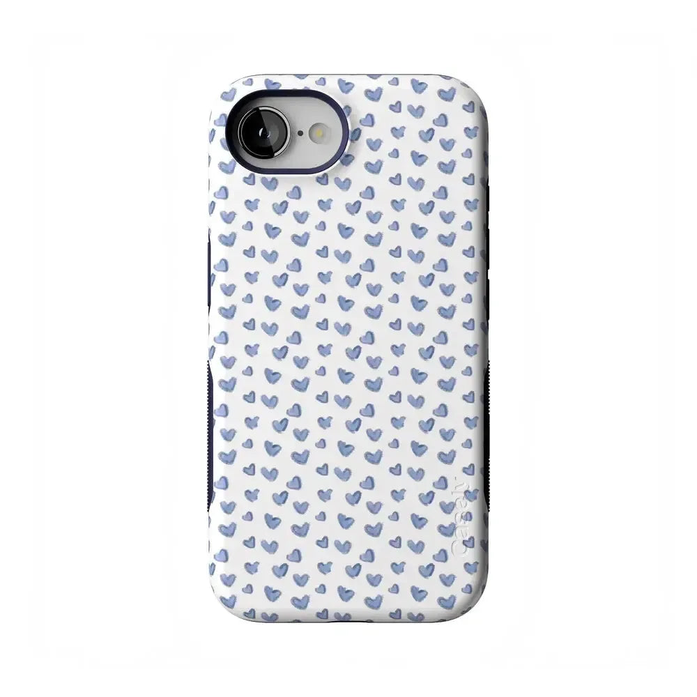 Lovebug | Blue Hearts Case Phone Case Casetry Bold Flex + MagSafe® iPhone 16e 