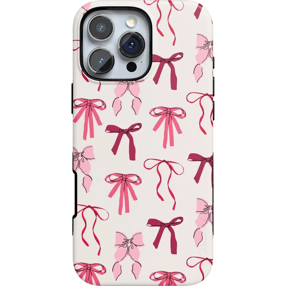Lover Girlie | Pink Bows iPhone Case Phone Case Casetry Bold Flex + MagSafe® iPhone 16 Pro Max 