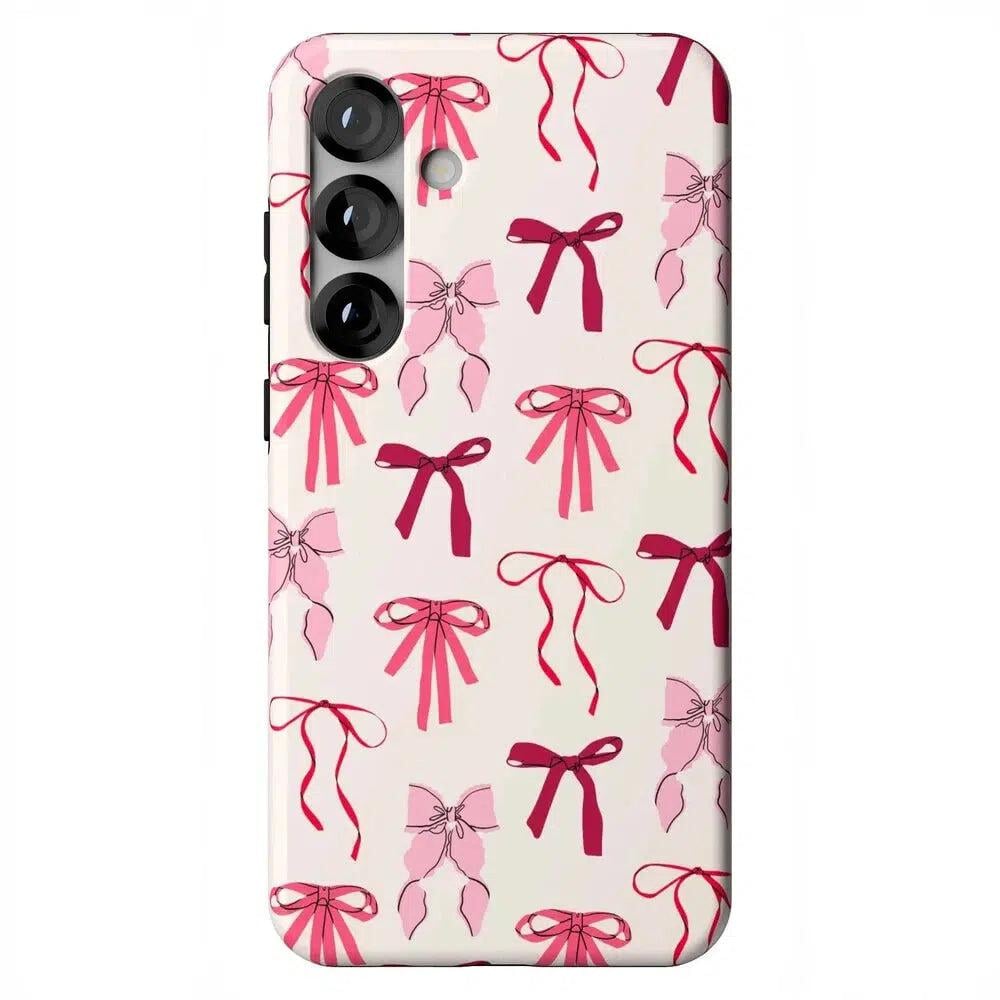 Lover Girlie | Pink Bows iPhone Case Phone Case Casetry Essential + MagSafe® Galaxy S25 Plus 