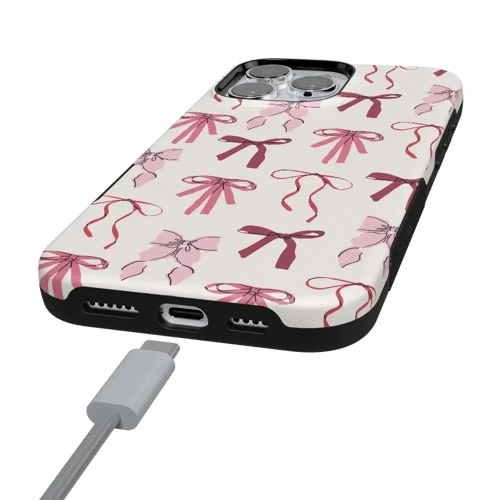 Lover Girlie | Pink Bows iPhone Case
