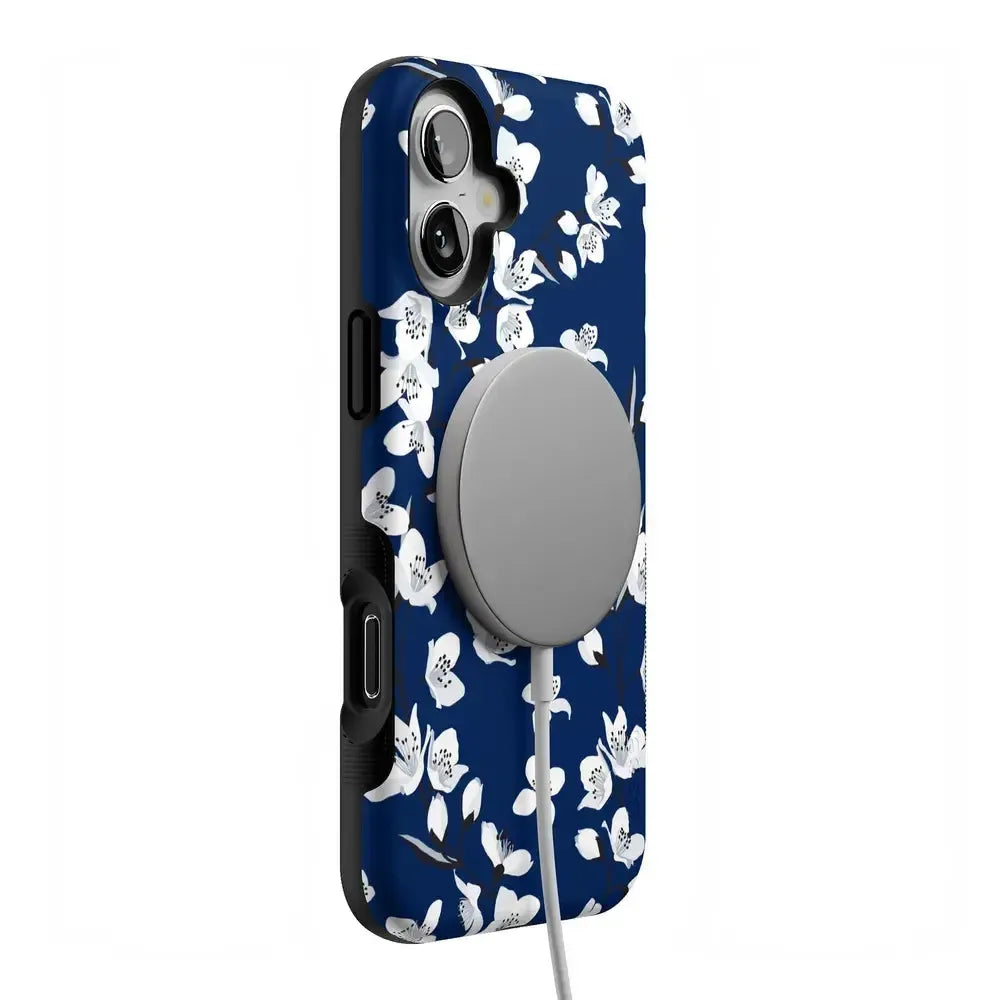 Floral Forest | Navy Cherry Blossom Floral Case