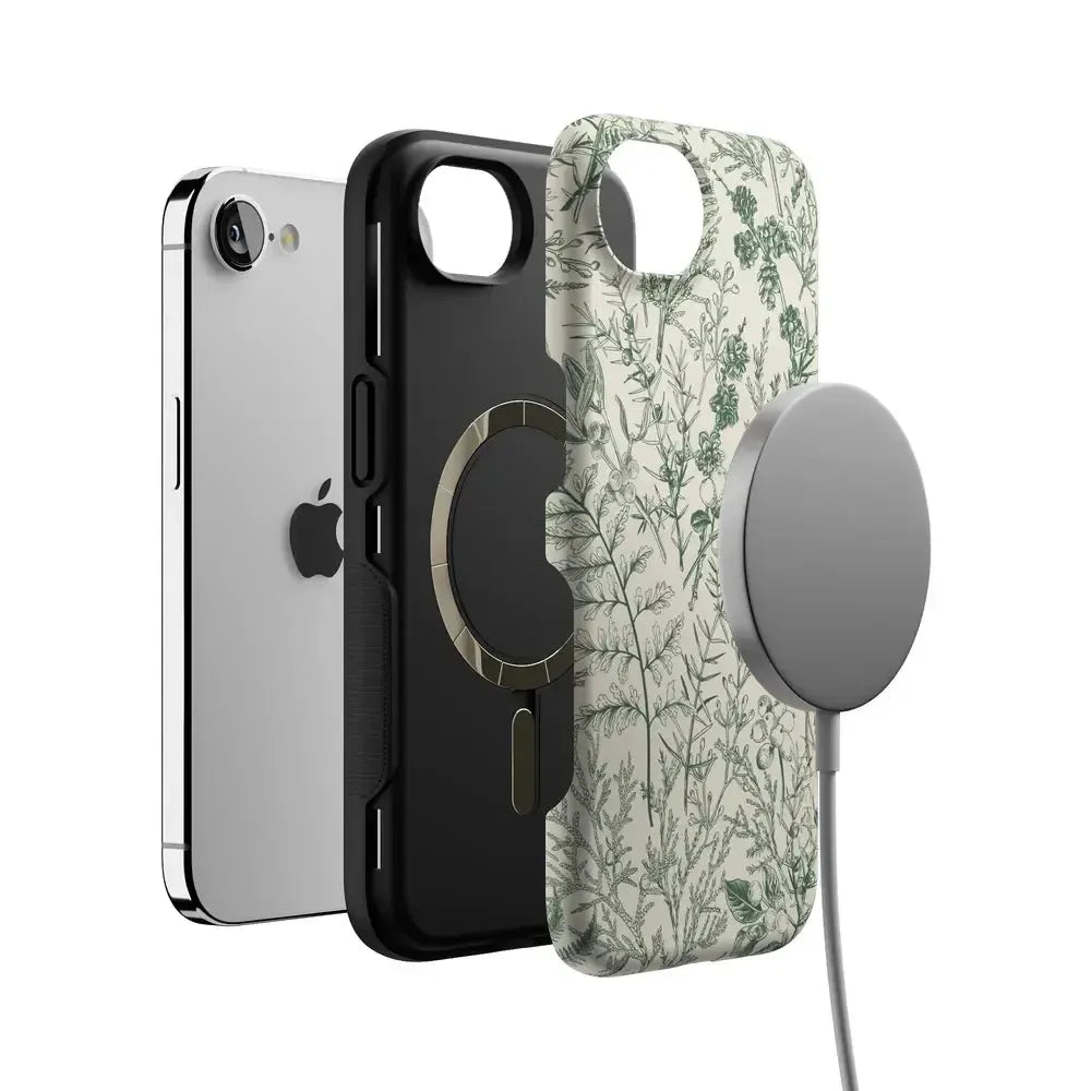 Sage Garden | Green Floral Case