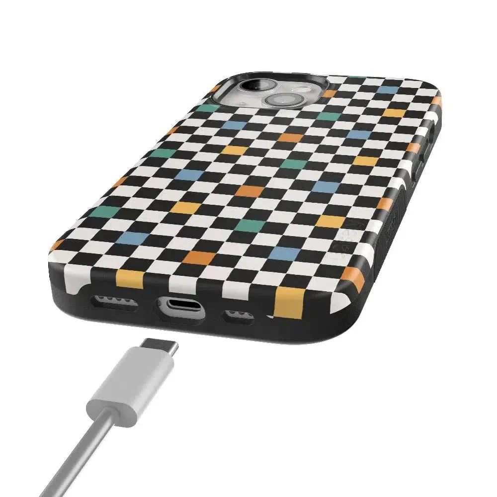 Old Skool | Retro Checkerboard Case