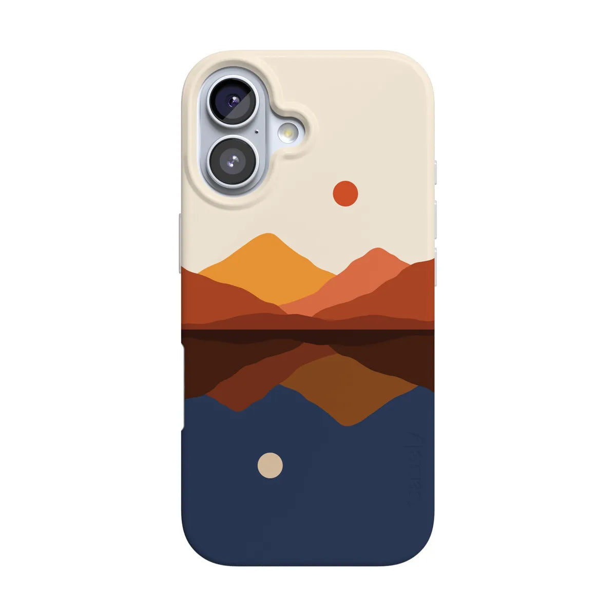 Opposites Attract | Day & Night Colorblock Mountains Case