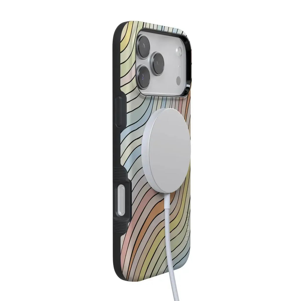 Ride The Wave | Pastel Rainbow Lined Case