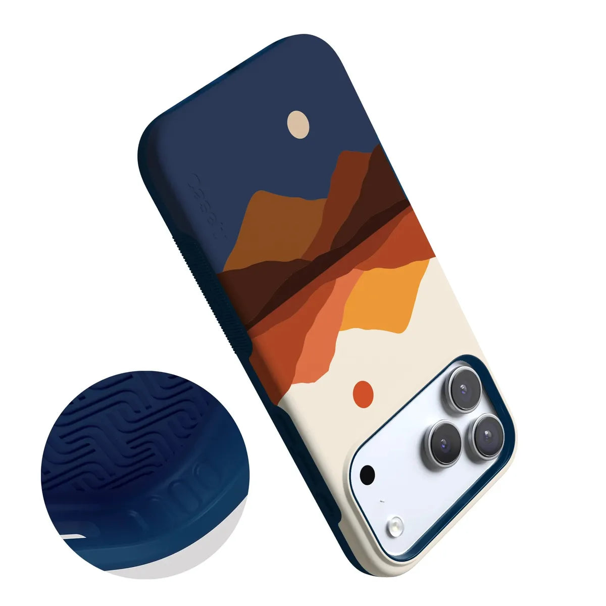 Opposites Attract | Day & Night Colorblock Mountains Case