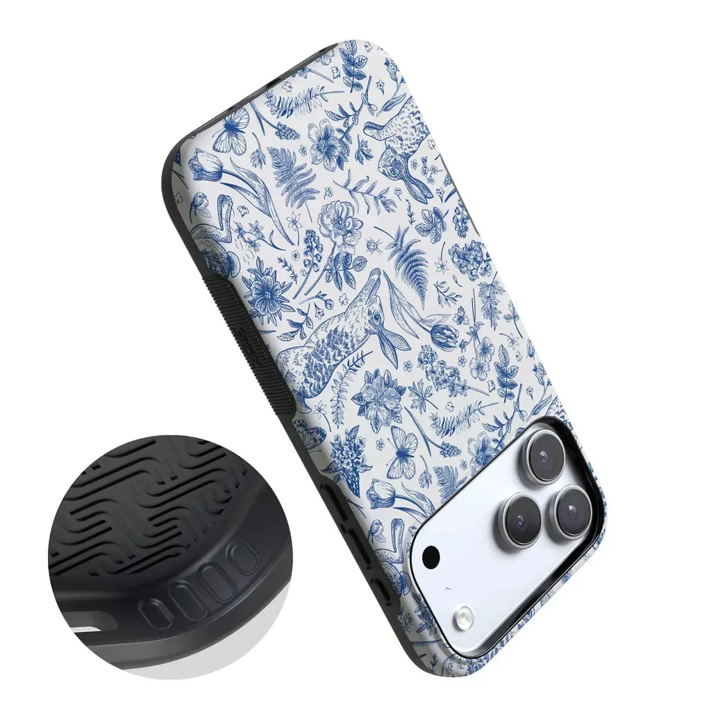 Hop & Bloom | Bunny Toile Case