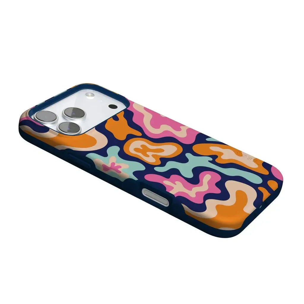 Midnight Color Splash | Abstract Retro Case