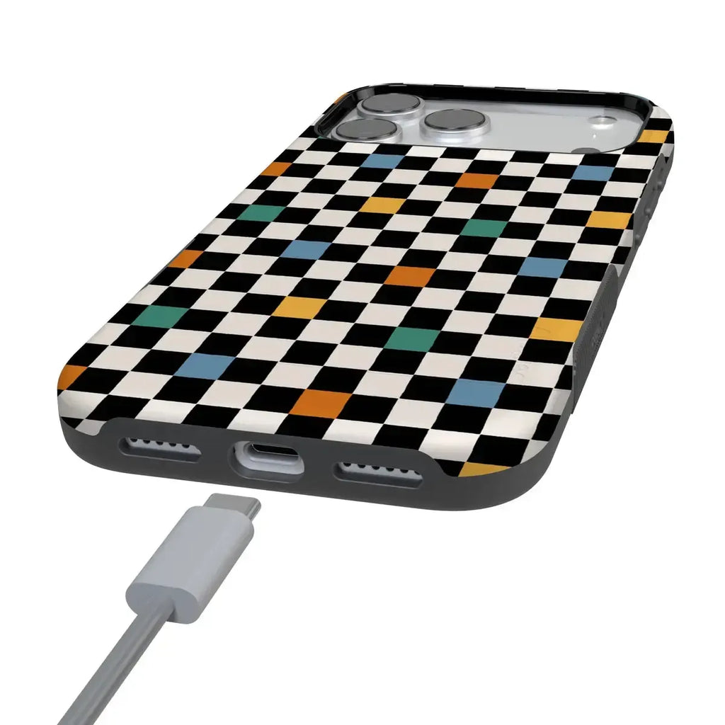 Old Skool | Retro Checkerboard Case