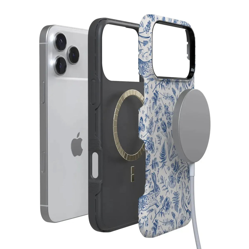 Hop & Bloom | Bunny Toile Case