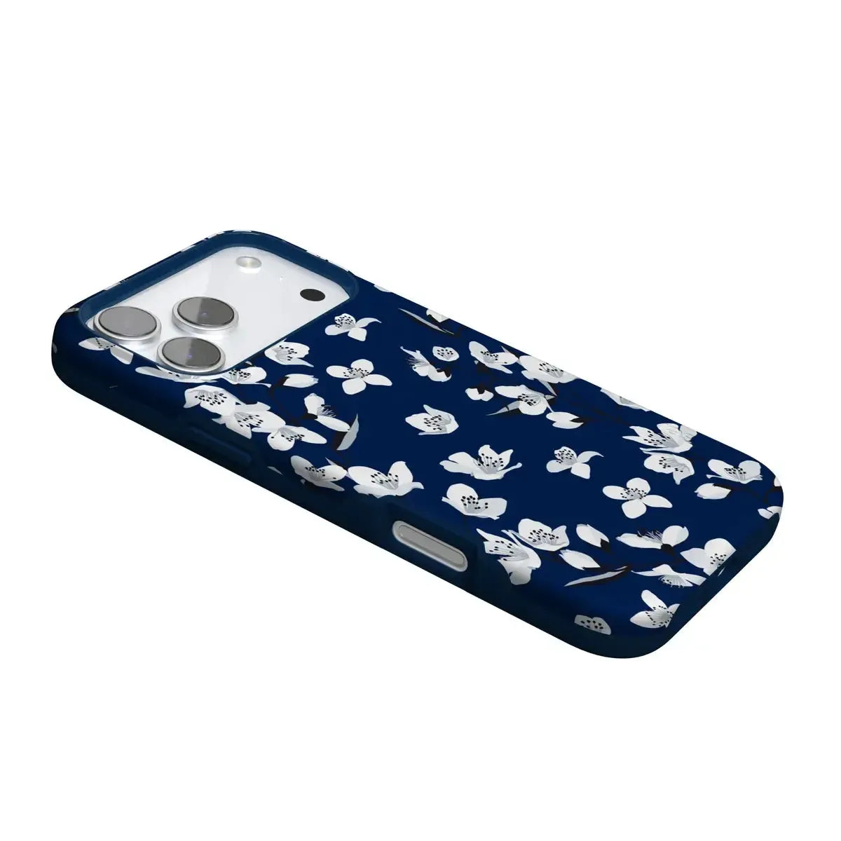 Floral Forest | Navy Cherry Blossom Floral Case