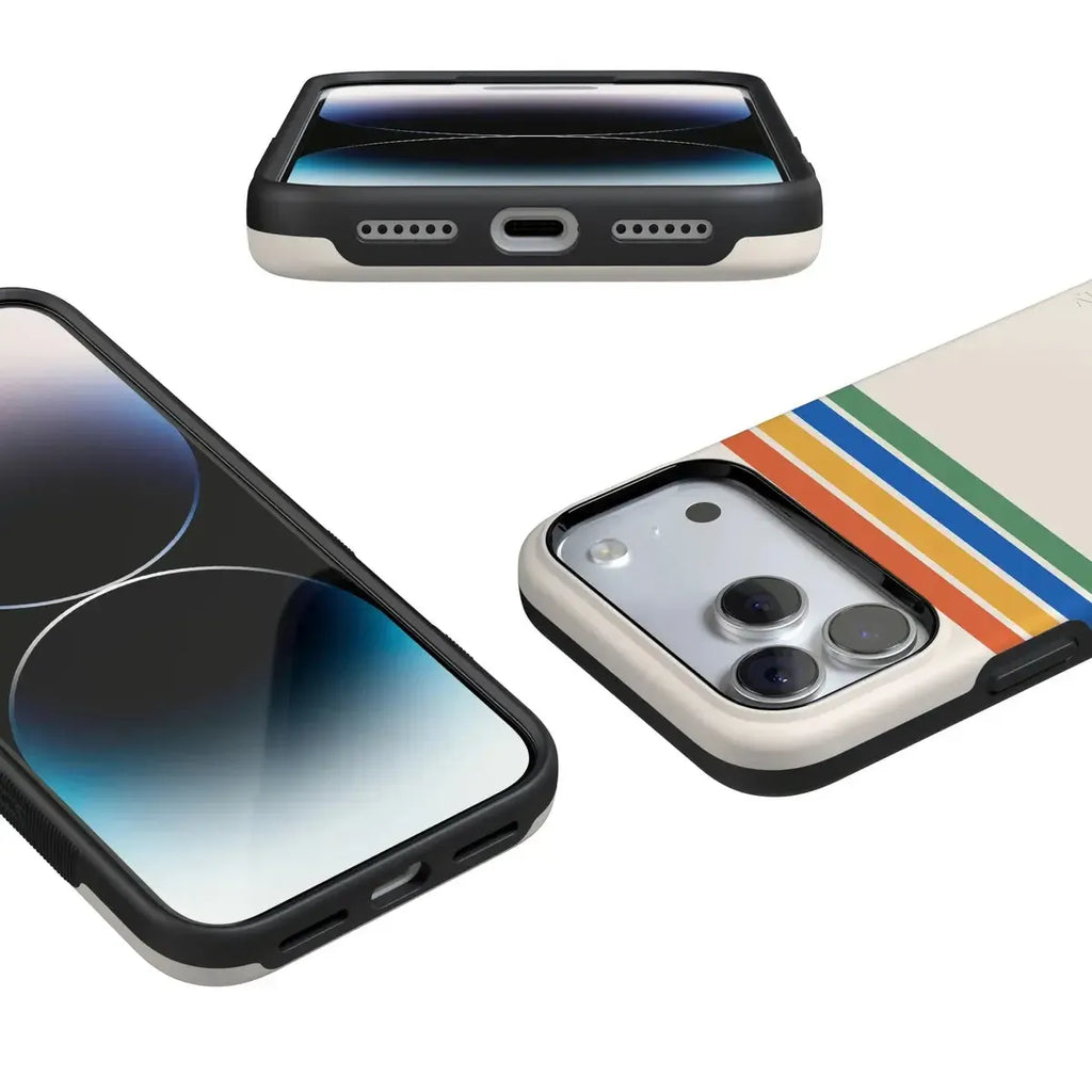 Totally Groovy | Rainbow Stripes Color Block Case
