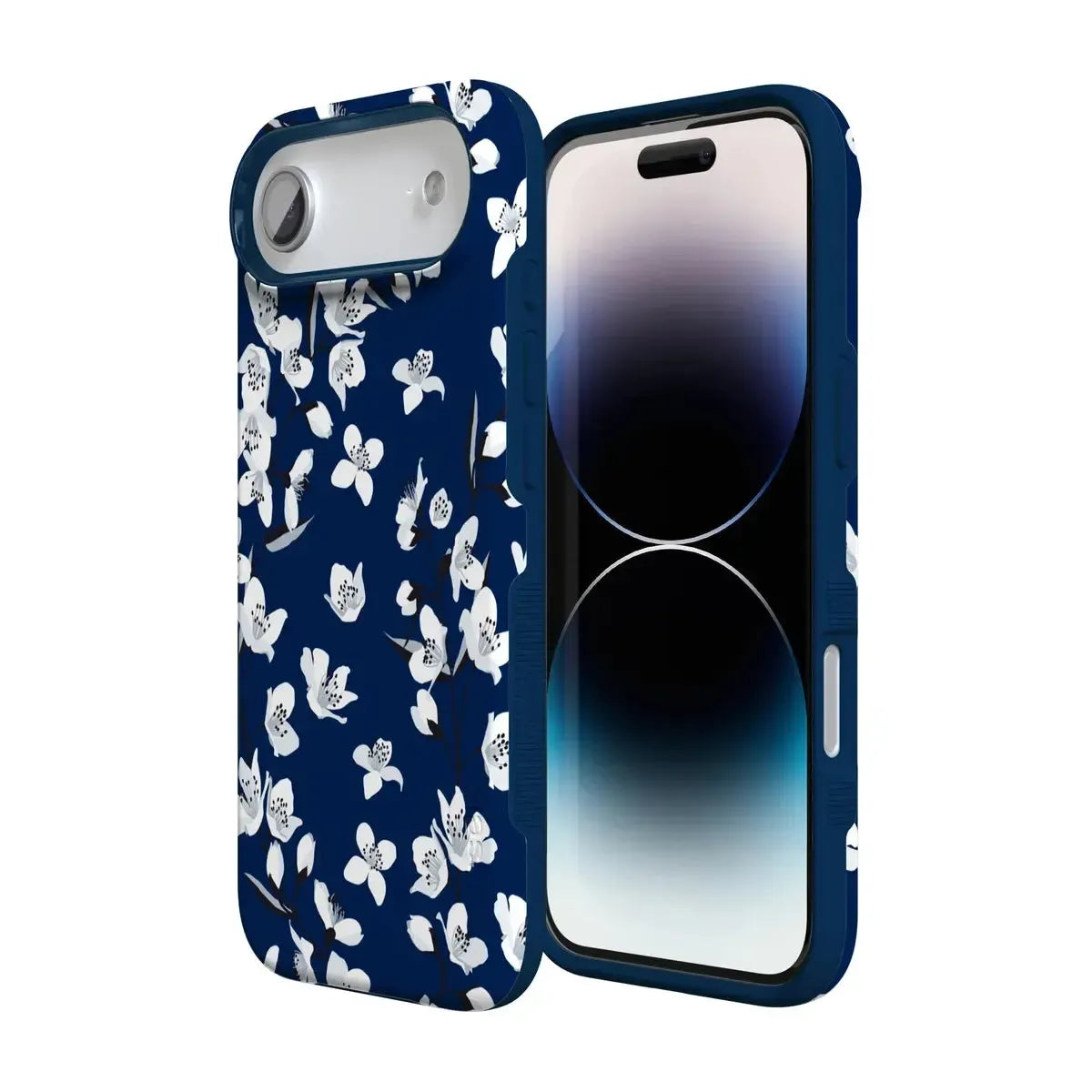 Floral Forest | Navy Cherry Blossom Floral Case