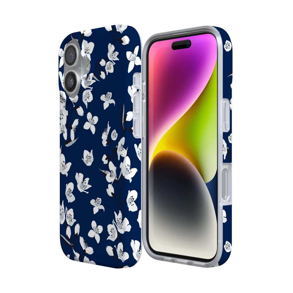 Floral Forest | Navy Cherry Blossom Floral Case