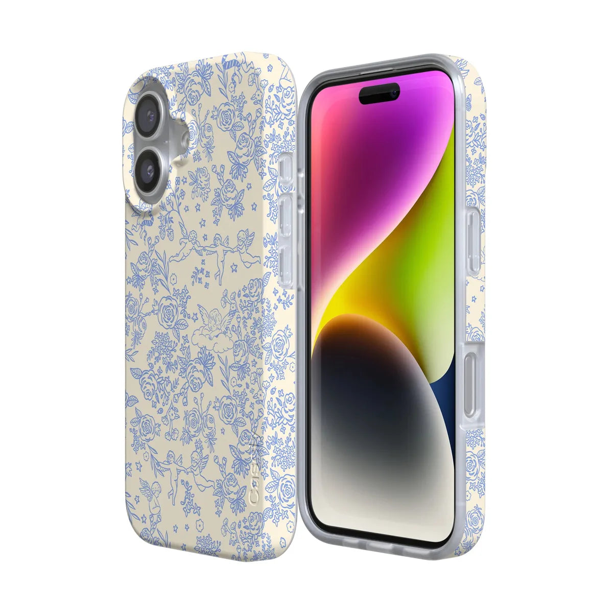 Cupid's Canvas | Periwinkle Floral Case