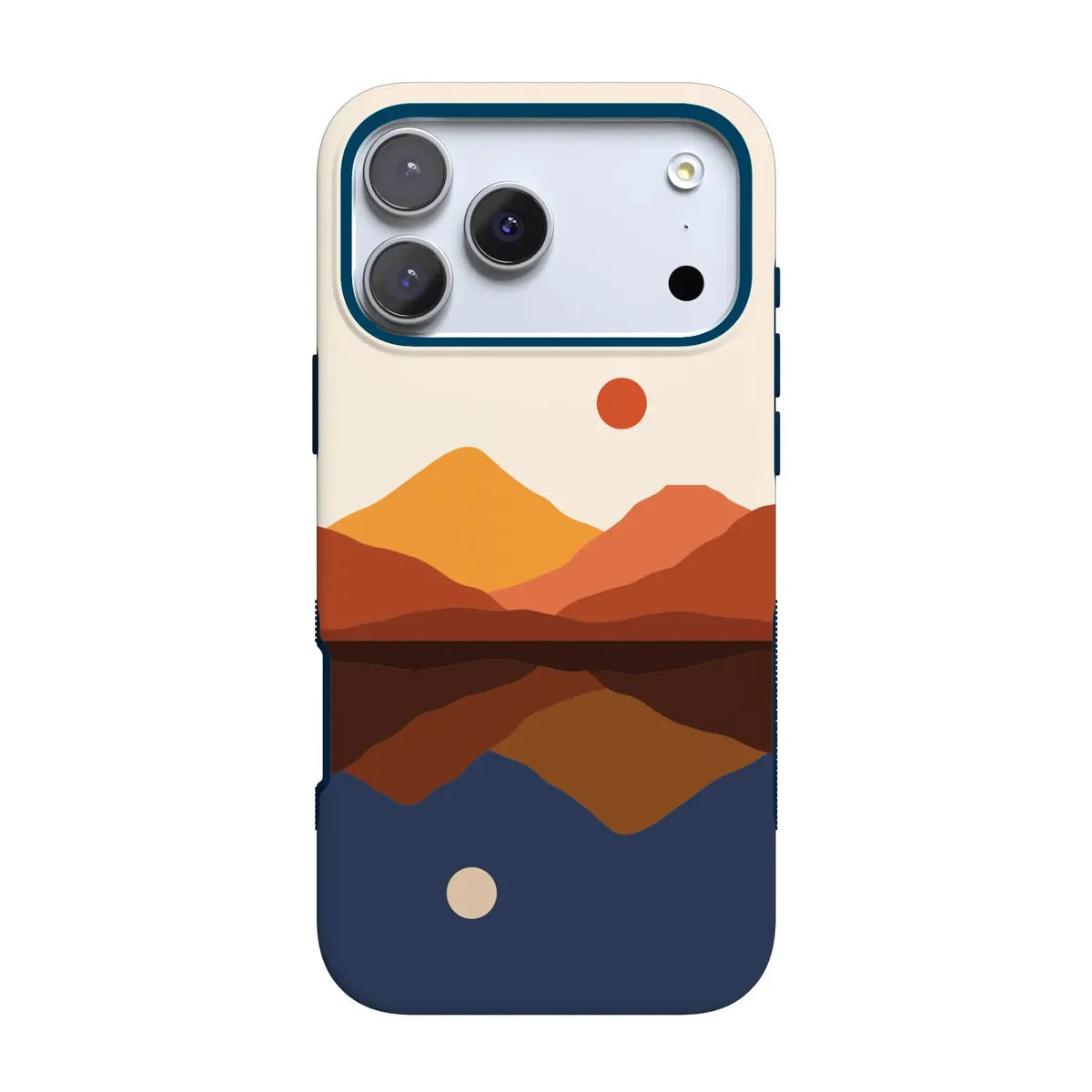 Opposites Attract | Day & Night Colorblock Mountains Case