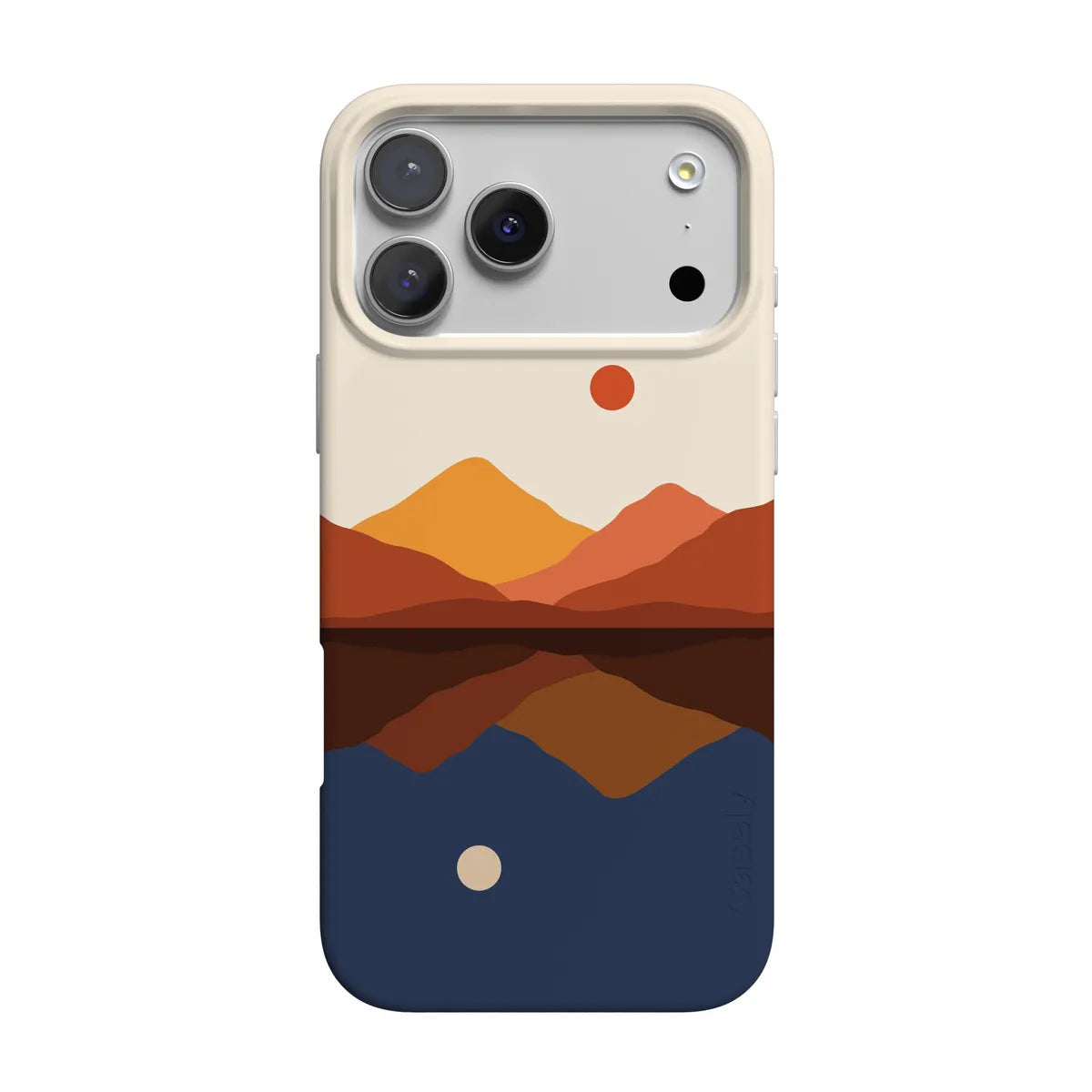 Opposites Attract | Day & Night Colorblock Mountains Case
