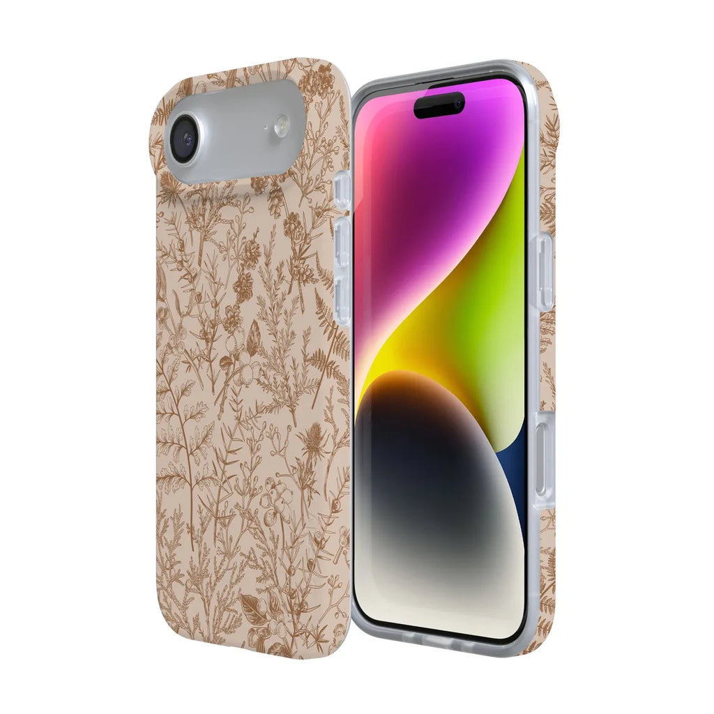 Beige Garden | Neutral Floral Case