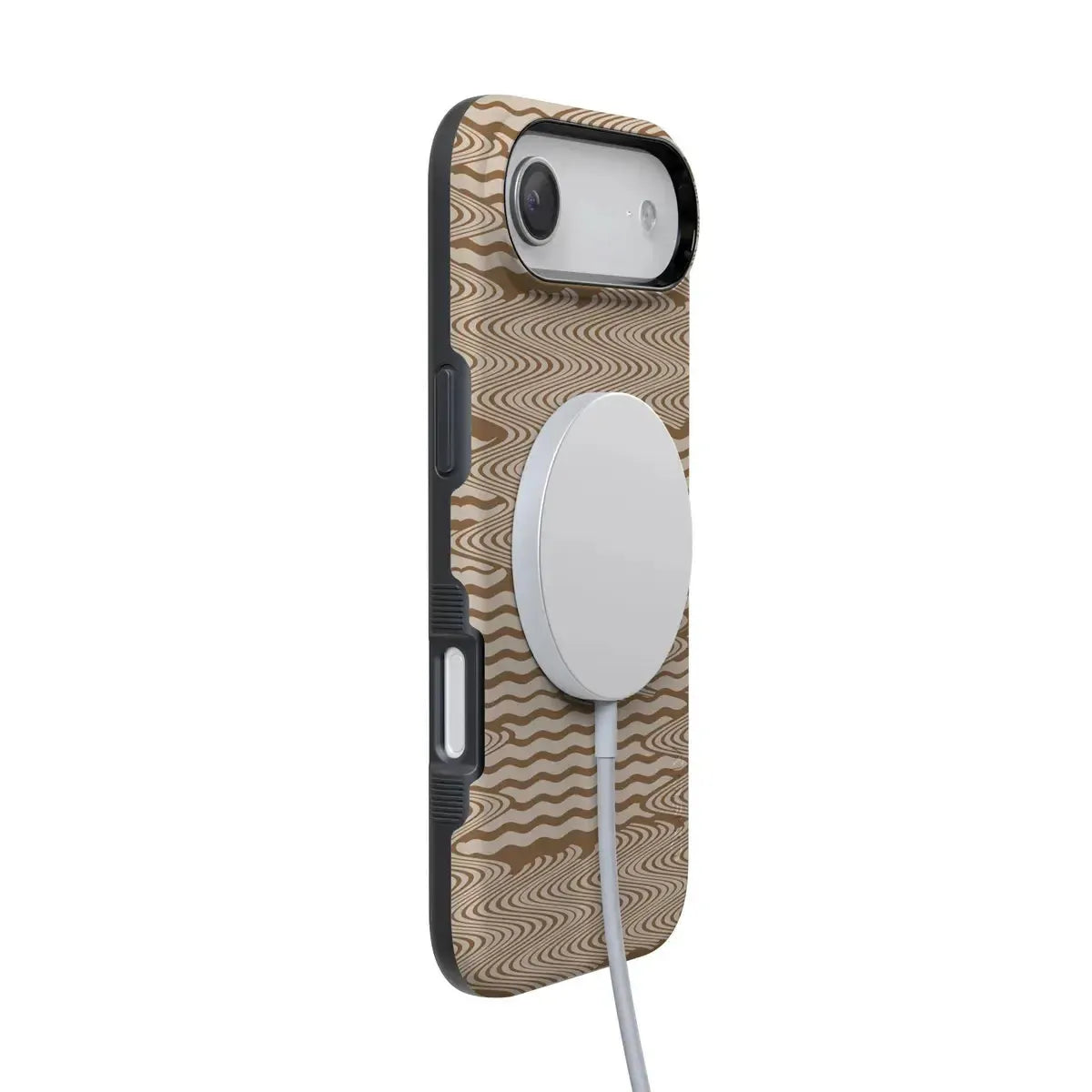 Mocha Ripple | Brown Waves Case