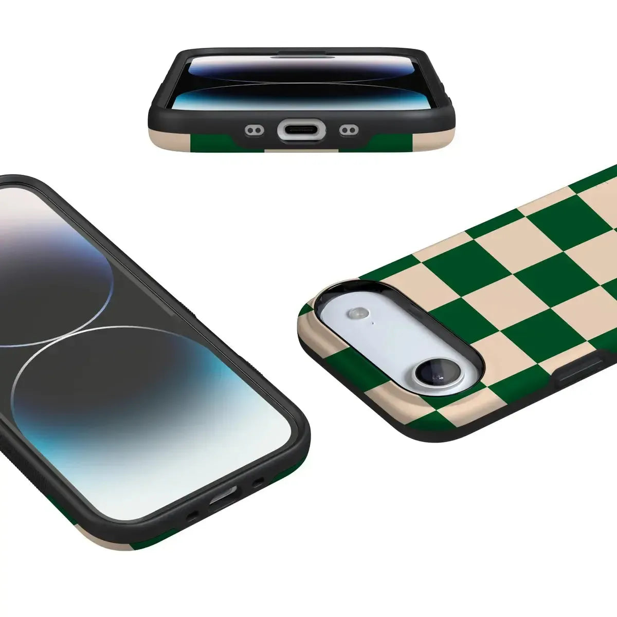 Fit Check | Green Checkerboard Case