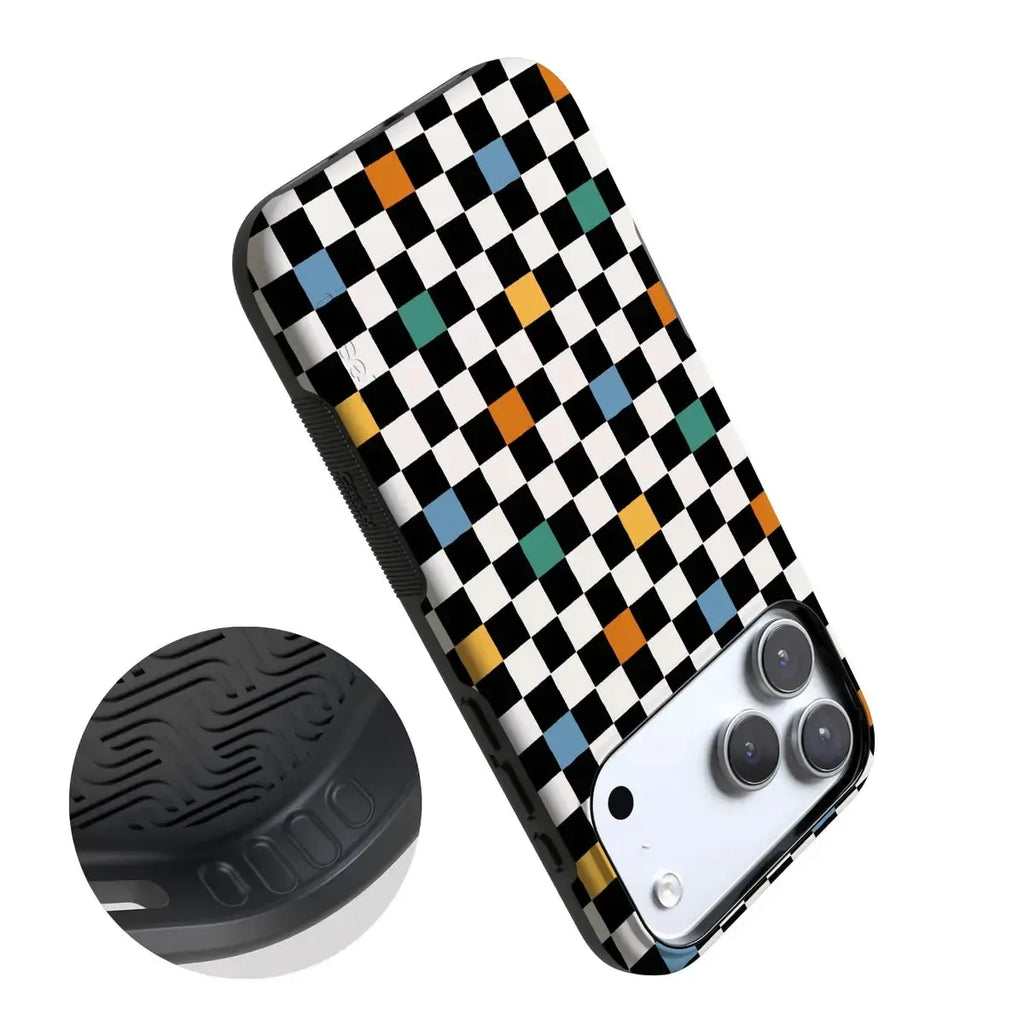 Old Skool | Retro Checkerboard Case