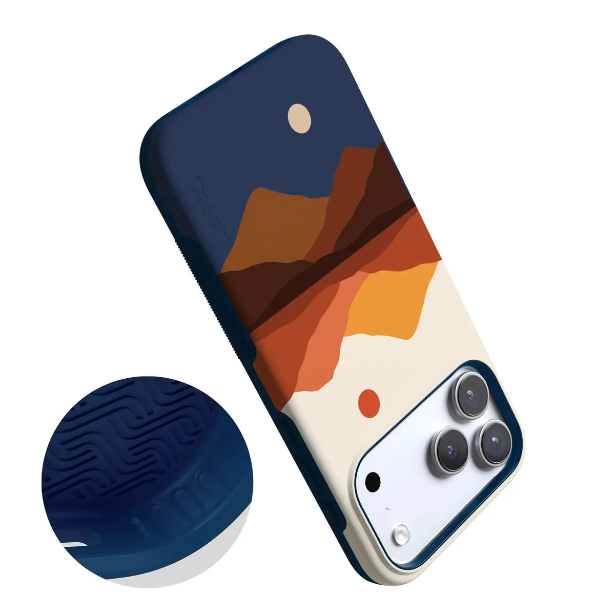 Opposites Attract | Day & Night Colorblock Mountains Case