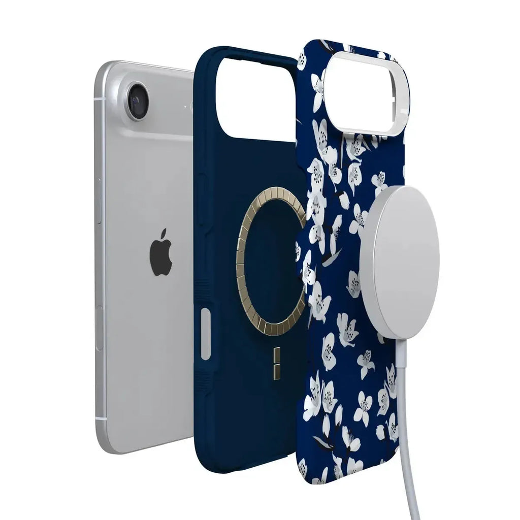Floral Forest | Navy Cherry Blossom Floral Case