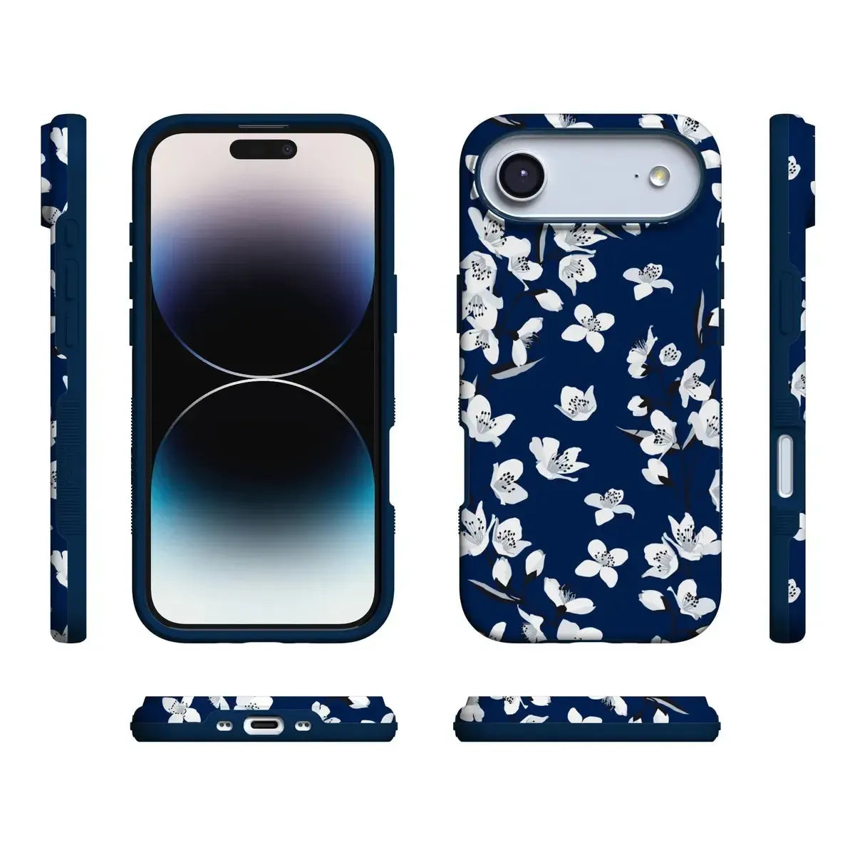 Floral Forest | Navy Cherry Blossom Floral Case