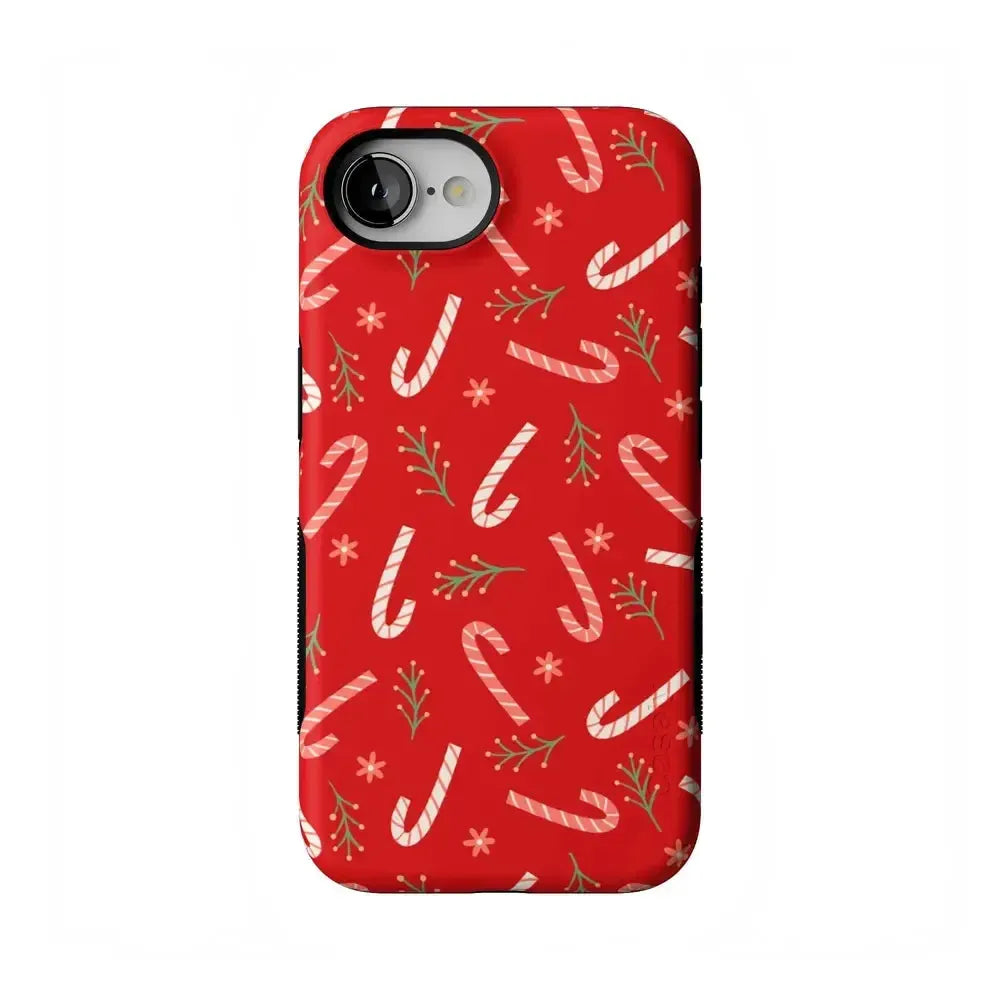 Peppermint Kiss | Candy Cane Case Phone Case Casetry Bold Flex + MagSafe® iPhone 16e 