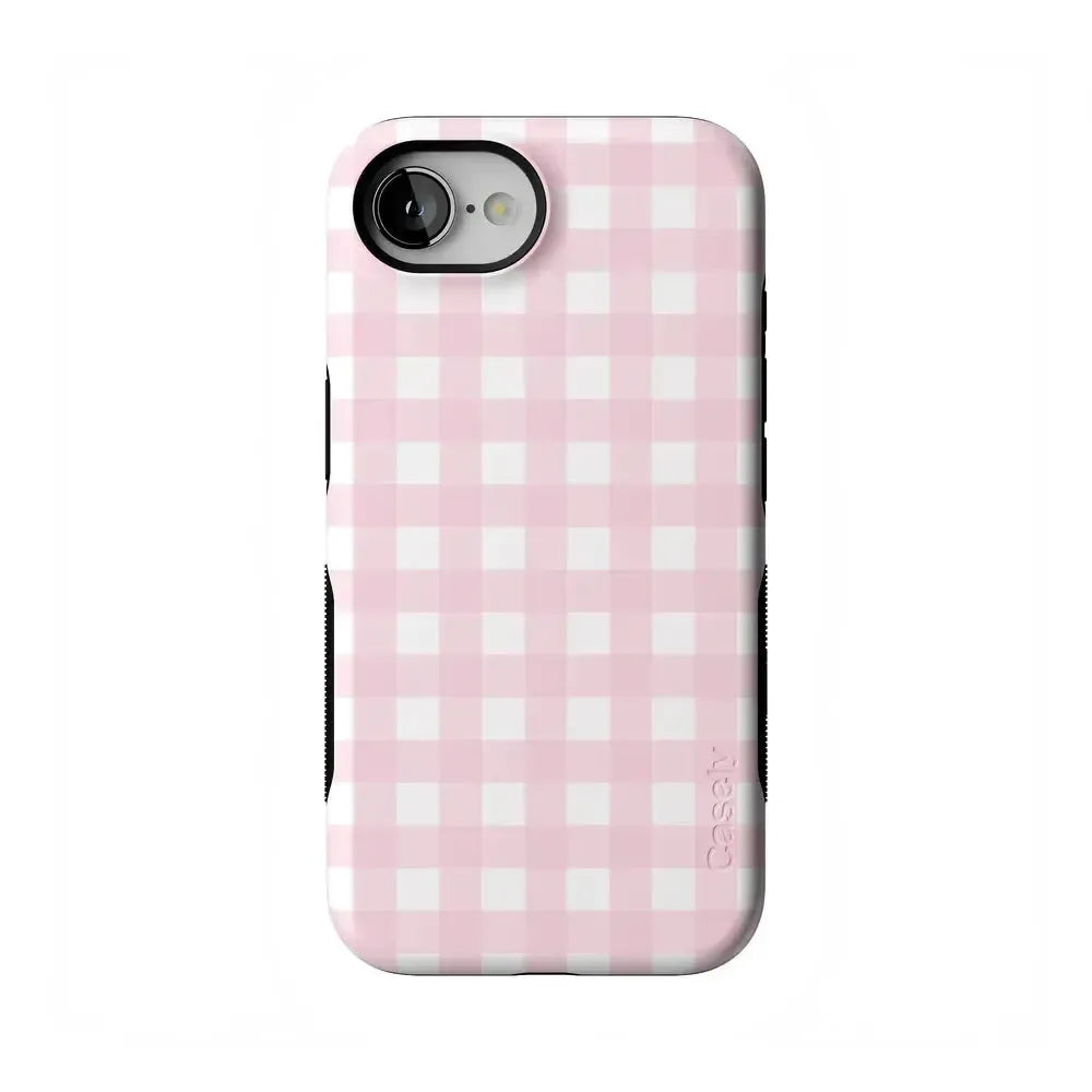Pink Plaid | Sunday Best Case Phone Case get.casely Bold Flex + MagSafe® iPhone 16e 