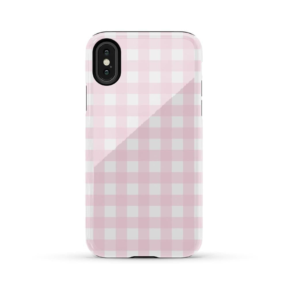 Pink Plaid | Sunday Best Case Phone Case get.casely Essential iPhone X / XS 