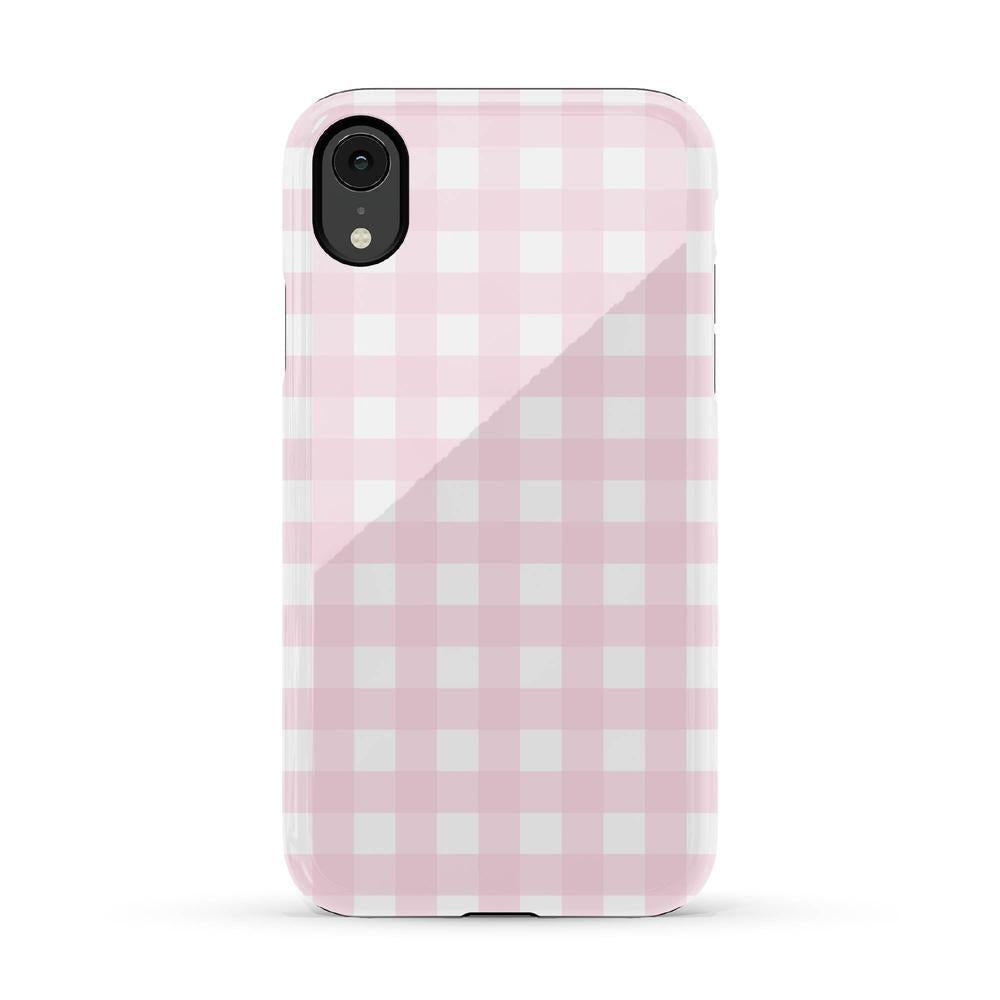 Pink Plaid | Sunday Best Case Phone Case get.casely Essential iPhone XR 