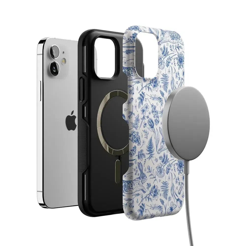 Hop & Bloom | Bunny Toile Case