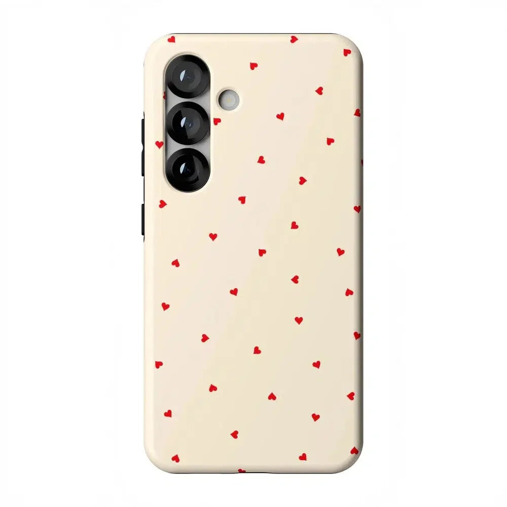 Be Mine | Tiny Hearts Case Phone Case Casetry Essential + MagSafe® Galaxy S25
