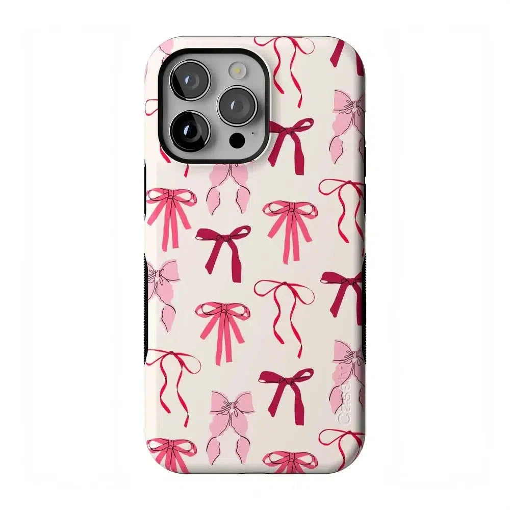 Lover Girlie | Pink Bows Case Phone Case Casetry Bold Flex + MagSafe® iPhone 14 Pro Max