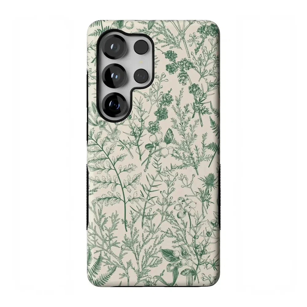 Sage Garden | Green Floral Case iPhone Case get.casely Bold Flex + MagSafe® Galaxy S25 Ultra 