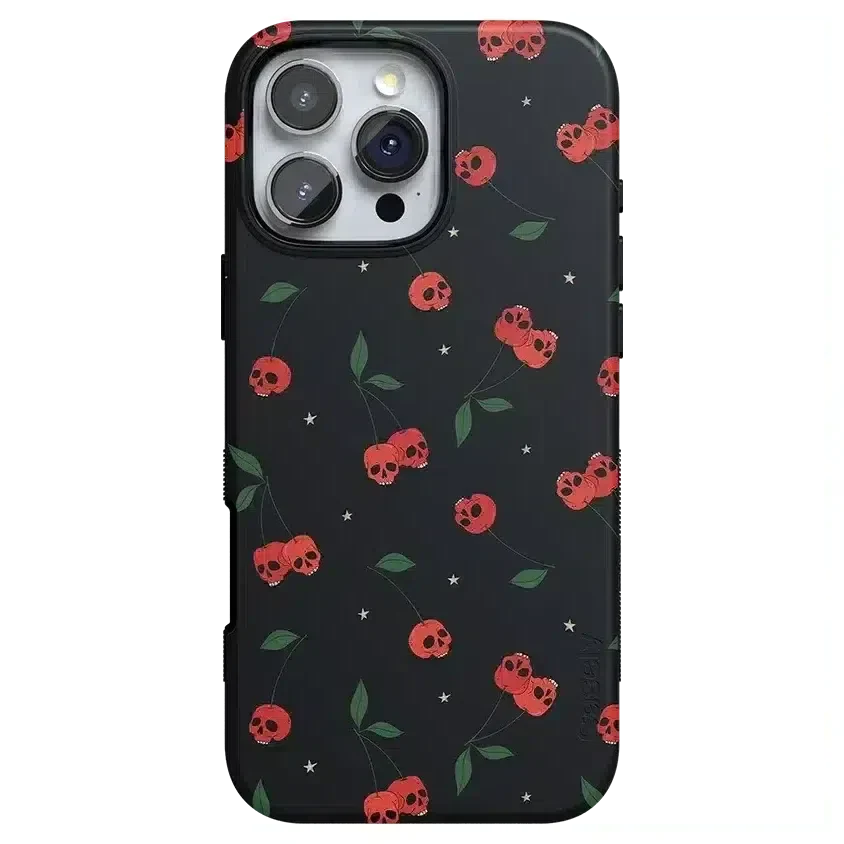 Sweet Revenge | Cherry Skulls Case Phone Case Casetry Bold Flex + MagSafe® iPhone 16 Pro Max 