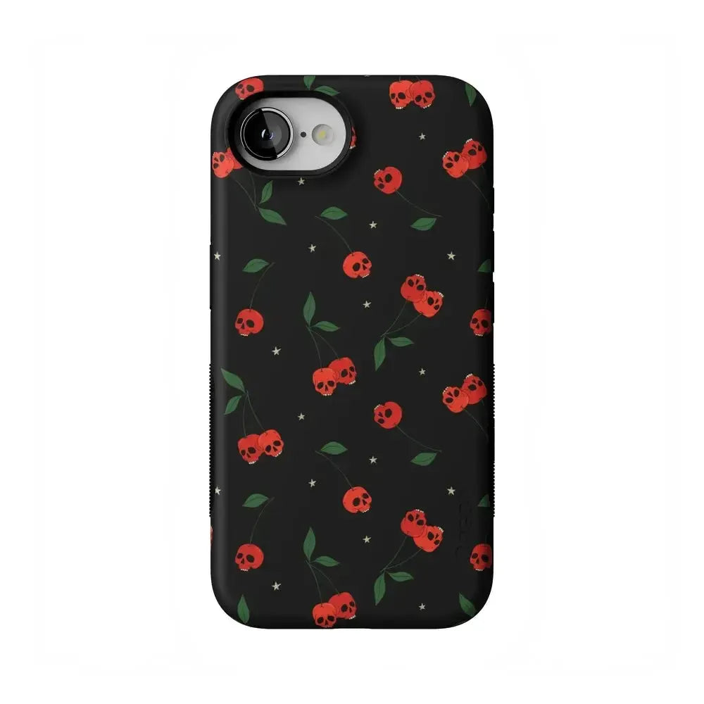 Sweet Revenge | Cherry Skulls Case Phone Case Casetry Bold Flex + MagSafe® iPhone 16e 