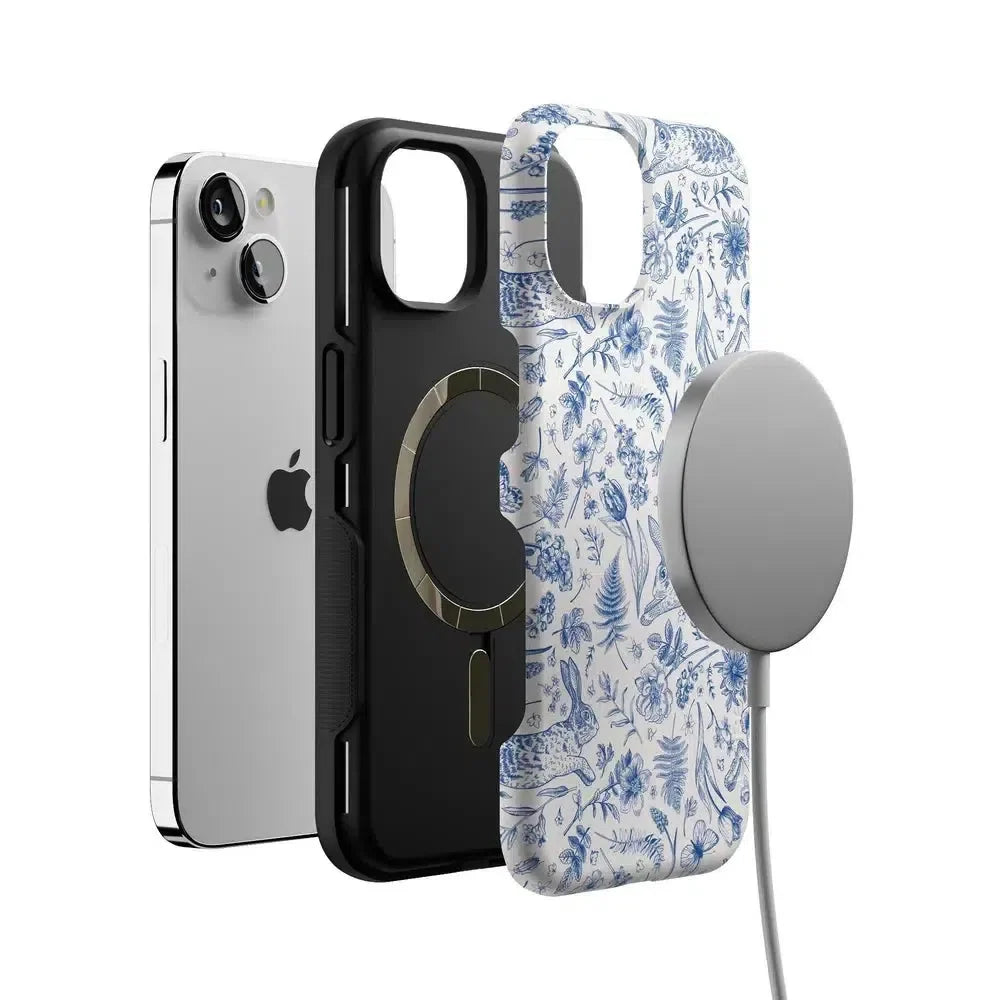 Hop & Bloom | Bunny Toile Case